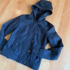 Rubbish Wool Hooded Jacket sz S